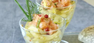 Verrine saumon et fenouil confit Image 1