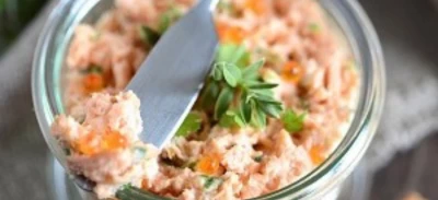 Rillettes de saumon au Brillat-Savarin Image 1