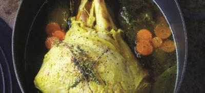 Gigot d'agneau au bouillon safrané Image 1